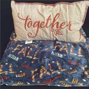 Fall Blankets/Pillow Bundle